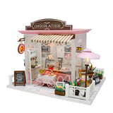 DIY MINI Doll House Miniature DIY Dollhouse With Furnitures Wooden House Waiting Time Toys For Children Birthday Gift C007