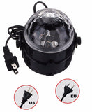 Mini RGB LED Crystal Magic Ball Stage Effect Lighting Lamp Bulb Party Disco Club DJ Light Show Lumiere