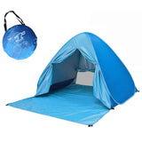 2021 Upgrade Beach Fully Automatic With Curtain Free To Build Camping Tent Beach Shade Tent Quick Open Outdoor Camping Tent