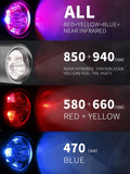Blue &amp; Red Light Therapy Device with 5 Wavelengths Near Infrared 940nm Light Therapy for Body Relief Acne Treatment Skin Health