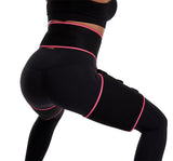 Women carry buttock with blasting sweat plastic belt sports bodybuilding conjoined tall waist waist hip beam can be adjusted