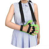 Hand Wrist Orthosis Separate Finger Flex Spasm Extension Board Splint Apoplexy Hemiplegia RightLeft Men Women with Shoulder belt