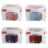 Bread Toaster 2 Slice Stainless Steel Electric Automatic Bread Maker Baking Machine Toast Grill Oven Household For Breakfast