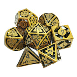 For Ancient Gold Hollow Dice COC Running Group Dice Polyhedron DND Cthulhu Board Game Digital Dungeon And Dragon