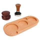 Coffee Tamper 4 Hole Slots Coffe Tamping Station for Cafe