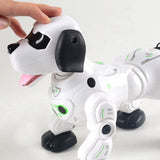 Remote Control Robot Dog Infrared Tracking Spray Wireless Electric Smart RC Puppy with Press Sensor Interactive Toy