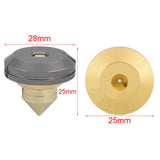 4 Pairs Speaker Isolation Spikes Stand Feet Gold-plated Copper HiFi Speaker AMP CD Cone Base Pads 28x25mm
