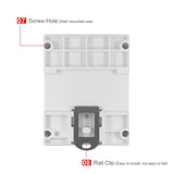 AT4PB Din Rail AC Monitor 110V 220V 100A Voltage Current Power Factor KWH Electric Energy Frequency Meter Bluetooth
