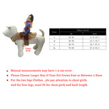 Novelty Halloween Dog Costumes Pet Clothes Cowboy Dressing up Jacket Coats for Dogs Funny French Bulldog Chihuahua Pug Clothing