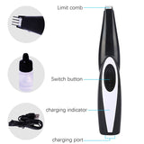 Pet Nail Hair Trimmer Grinder Cat Dog Grooming Tool Electrical Shearing Cutter USB Rechargeable Dog Haircut Paw Shaver Clipper