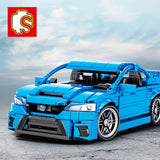New MOC High-Tech Series Pull Back Super Racing Creative Racer Car Model Building Blocks Bricks Educational Toys For Boys Gifts