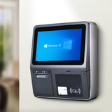 F1 New wall-mounted self-service cashier all-in-one machine for printing and swiping card and scanning code 11.4 Inch Touch Scre