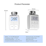 Tuya Smart Zigbee Radiator Actuator TRV Programmable Thermostatic Radiator Valve App Remote Temperature Controller