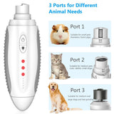Pet Nail Grinder Dog Nail Clippers Painless Rechargeable USB Electric Cat Paws Nail Cutter Grooming Trimmer File US Dropshipping