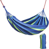Hammock Outdoor Cotton Multi-person 260 X 150 Cm,doulbe Children's Swing Bed Garden,beach,terrace,veranda,or Backyard Lounging