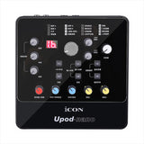 Alctron MC410 and sound card ICON Upod nano professional condenser recording microphone for studio and live broadcasting