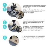 35Mm Cabinet Hinge Drilling Hole Puncher Woodworking Drilling Locator Tool Kit Hole Opener Drilling Guide Locator Tool