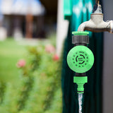 Courtyard water timer rainwater sensor solar programmable automatic electronic liquid crystal display garden irrigation system