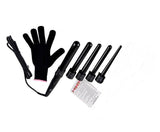 DODO Pro 5 Part Interchangeable Hair Curling Iron Machine Ceramic Hair Curler Multi-size Roller Heat Resistant Glove Styling Set