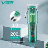 Professional hair trimmer cordless barber hair clipper for men electric rechargeable beard hair cut machine adjustable