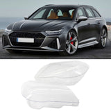 Headlight Lens Cover Replacement Clear Shell Lampshade Headlamp Lens Fit For  7 E65 E66 2005-2008
