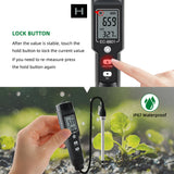 New EC/Temp Soil Tester Waterproof Soil meter Digital Garden Meter Soil Tester Tools Potted Plants Gardening Agriculture 40% Off