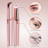 Women Electric Eyebrow Trimmer Usb Rechargeable Eye Brow Epilator Mini Lipstick Shaper Shaver Painless Razor Facial Hair Remover
