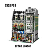 MOC 2734pcs City Streetview series The brickstive Modern Library Model Building Blocks Bricks Kids Toys Gifts Christmas gifts