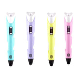 2-generation 3d Printing Three-dimensional Drawing Pen 12v Colorful Drawing Pen