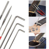 Dropship-23 Pcs Guitar Repair Tool Kits, Hexagonal Wrenches, Files, String Rulers, Suitable for Acoustic Guitars, Ukuleles