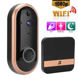 Video Doorbell HD 1080P Two Way Intercom Wireless WiFi Door Bell Night Vision 166° Wide Angle for Home Security 90-260V