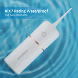 280ml Dental Irrigator USB Water Flosser Portable USB Dental Water Jet Water Tank IPX7 Waterproof Bathroom Teeth Cleaner