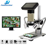 Andonstar ADSM201 HDMI Output Digital Microscope Long Object Distance Lens for Material Inspection, Electronic Repairing