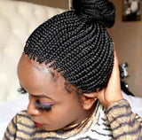 African Braid Wig Short Hair Stretch Mesh Fiber Head Cover