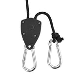 4pcs Pulley Ratchets Heavy Duty Rope Clip Hanger Lifting Pulley Lanyard Hanger Kayak And Canoe Boat Bow Rope Lock Tie Down Strap