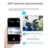 Recording Camera 120 Degree Wide Angle 1080P HD-compatible IP65 Wifi Car Dvr Action Camera for Motorcycle WIFI camera