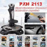 PXN-2113 Gaming Joystick Flight Simulator Gamepad Controller Arcade Joystick for PC/Desktop