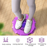 Yoga Mat Fitness Sport Exercise Home Gym Yoga Mat With Waist Twisting Disc Twist Board For Fitness Pilates