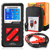 KW710 Motorcycle Car Truck Battery Tester 6V 12V 24V Battery Analyzer 100 to 2000 CCA Charging Cranking Test Tools for the Car
