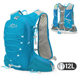 12L Ultralight Cycling Hydration Backpack Lightweight Riding Vest Pack Backpack for Outdoor Running Camping Hike Mountaineering