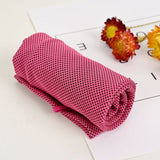 80*30cm Super Absorbent Cooling Towel Fast Drying Soft Breathable Chilly Gym Yoga Towel for Pilates Golf Camping Running Workout