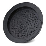 2 Pieces Guitar Sound Hole Cover Rubber Feedback Buffer Halt Soundhole Cover for 38/39/41/42 Inch Acoustic Guitar