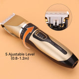 Clipper For Dog Clippers Dogs Grooming Clipper Kit USB Professional Rechargeable Low-Noise Pets Hair Trimmer Display Battery