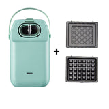 220V 650w Automatic Sandwich breakfast machine Cartoon Bakeware Waffle Maker Non-stick coating Timing Bread machine