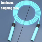 Adjustable Glowing Skip Rope Night Luminous Jump Ropes Exercise LED Light Up Skipping Rope Fitness Home Exercise Slim Body