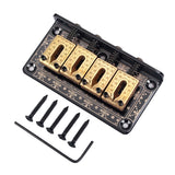 1 Set Guitar Saddle Bridge for 4 String Cigar Box Bass Guitar Black