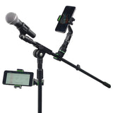 Guitar Phone Holder for Mic Stand, Music Stand Phone Holder - 360° Rotating Microphone Phone Stand