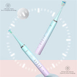 YUNCHI Sonic Electric Toothbrush Rechargeable Ultrasonic Tooth Brush 5 Brushing Modes Smart Timer 40000 Times/Min for Adult