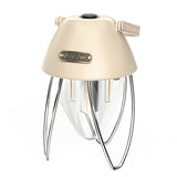 Retro Camping Light USB Rechargeable Light LED Tent Lamp Waterproof with 3 Light Modes Stepless Dimming for Camping Courtyard