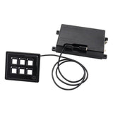 6 Way -thin Waterproof Membrane Control Panel Switch 12-24V Universal